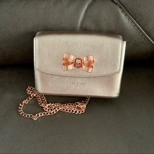 Ted Baker Lupin Rose Gold leather Crossbody Bag
